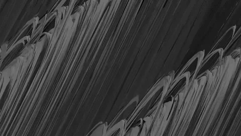 Shifting hypnotic black and white lines dynamic backdrop. Vidéo 338250304
