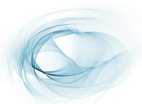 Shifting light blue motion lines on white background Stock Illustration