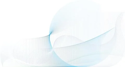 Shifting light blue motion lines on white background Illustrazione stock