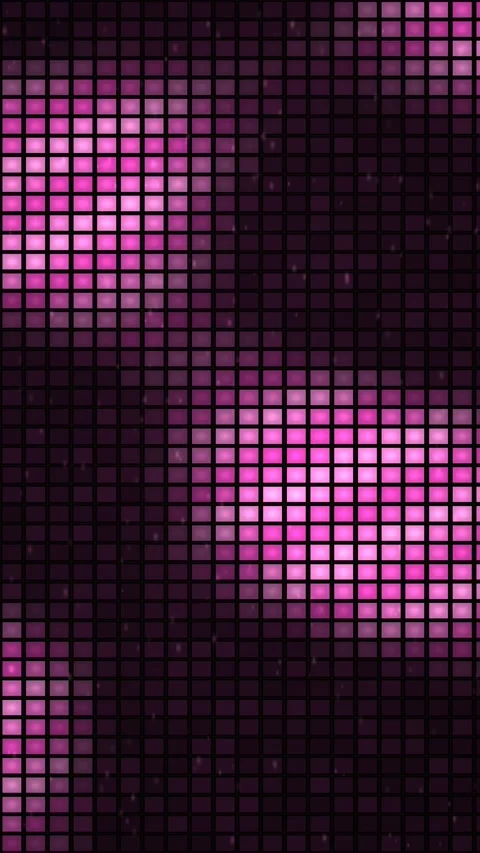 Shifting squares pulse and flow across a dark abstract field Stock Footage 330060730