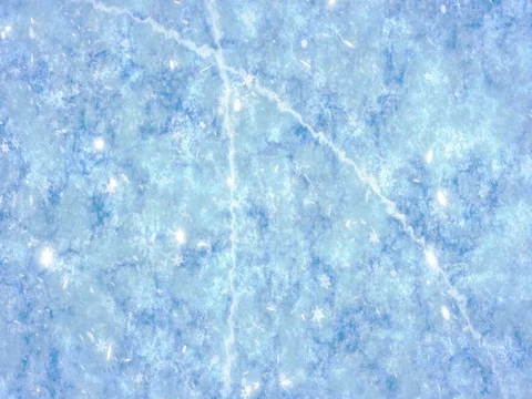 Shifting Water Under Ice motion background with snow Stock Footage 80794579