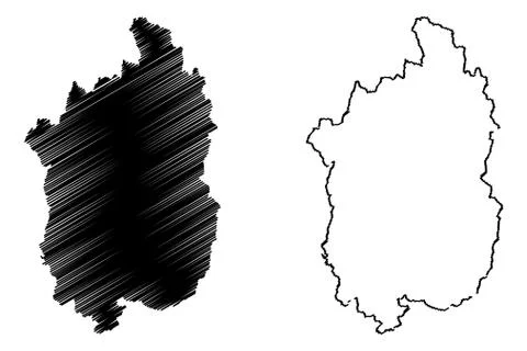 Shiga Prefecture map vector.... Stock Illustration