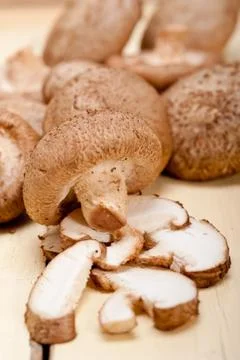 Shiitake mushrooms Stock Photos
