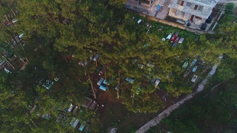Shillong Cemetery Stockbeeldmateriaal 169519048