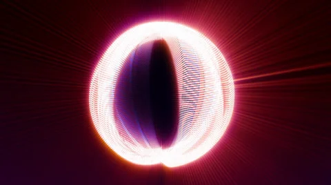 Shily lines ball loopable Background Stock Footage 35409731