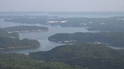 Shima: Summer View of Ago Bay from Yokoyama Observatory Vidéo 332754099