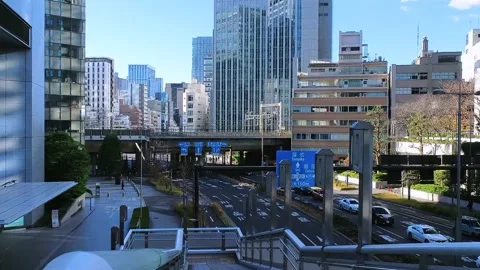 Shimbashi Station view 库存影片 233885440
