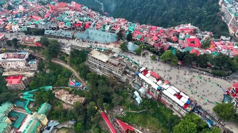 Shimla City (Top View). Stock Footage 280460319