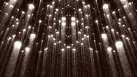 Shimmer Background Glitter Beautiful Particles Animation Stock Footage 87274310