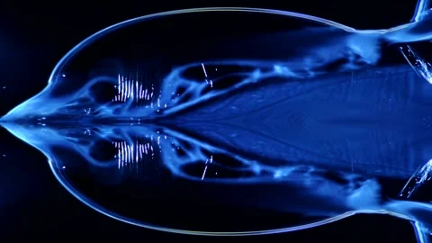 Shimmer Blue 2 Stock Footage 256097690