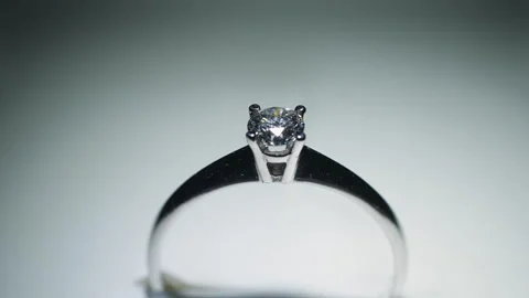 The shimmer of a diamond when exposed to light. Stock Footage 310227280