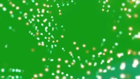 Shimmer lights motion graphics with green screen background Stock Footage 131420206