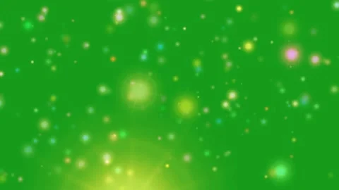 Shimmer lights motion graphics with green screen background Stock Footage 131852448