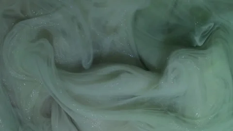Shimmer wave smoke paint drop splash cloud liquid Stock Footage 343862278