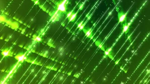 A shimmering 3d rendering of white rays dashing diagonally in a parallel way. Ilustración de archivo