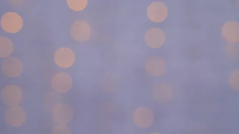 Shimmering abstract colored circles defocused christmas lights 4k video Stock Footage 138076320