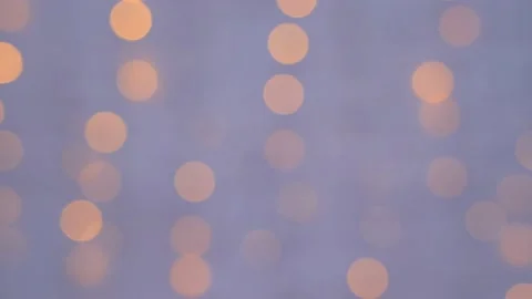 Shimmering abstract colored circles defocused christmas lights 4k video Stock Footage 138076349