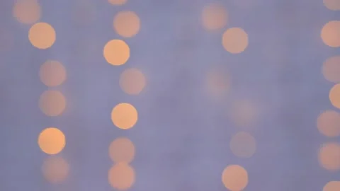 Shimmering abstract colored circles defocused christmas lights 4k video Stock Footage 138076360