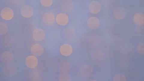 Shimmering abstract colored circles defocused christmas lights 4k video Stock Footage 138076390