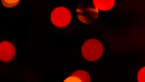 Shimmering abstract colored circles defocused christmas lights background.  Stock Footage 143075748