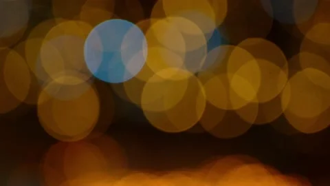 Shimmering abstract colored circles defocused christmas lights background. Stock Footage 166706437