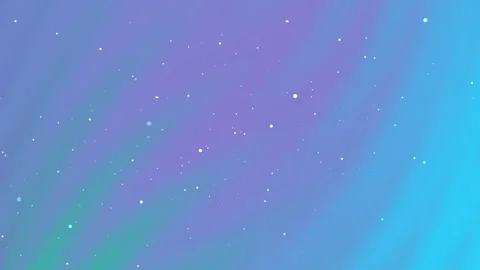 Shimmering abstract particle flow over a smooth blue and purple gradient ba.. Stock Footage 335946044