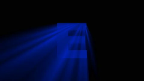 Shimmering animated letter ''E'' Video stock 149056377