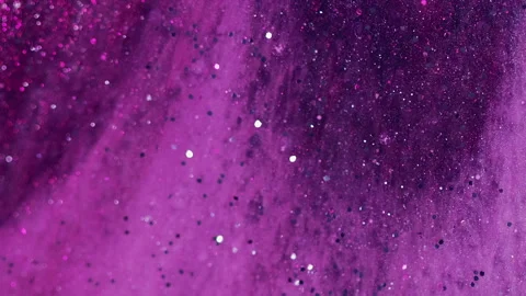 Shimmering background glitter silver purple liquid Stock Footage 257515677