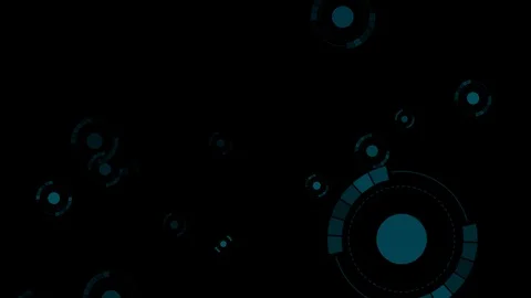 Shimmering Background of Stylized Circles 動画素材 109407594