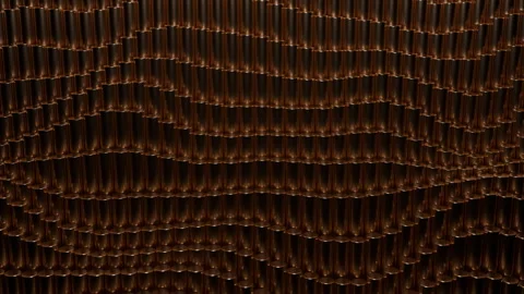 Shimmering Bead Pattern Establishes Flowing Textured Appearance With Luxurious Stock Footage 333795146