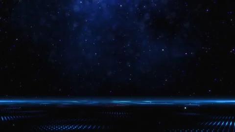 Shimmering Blue Particles Stock Footage 171278212