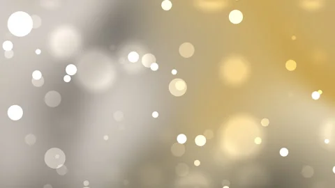 Shimmering Bokeh Lights Abstract Background with Golden and Silver Tones Stock Footage 329255202