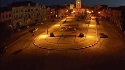The shimmering city at night Stock Footage 317061604
