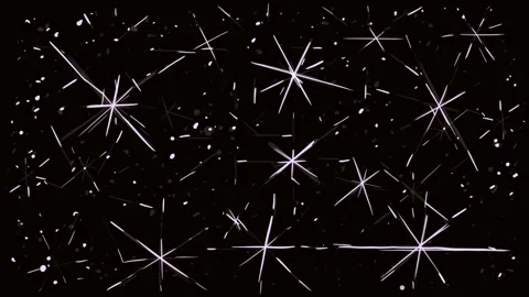 Shimmering glitter particles and diamonds on a black background. Sparkling clean Vídeos de archivo 339021678