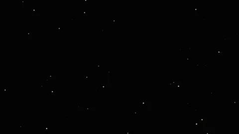 Shimmering Gold Dust Particles Floating on Black Background Stock Footage 342589596