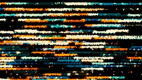 Shimmering horizontal noisy lines moving on black screen. Motion. Parallel lines Stock Footage 224146882