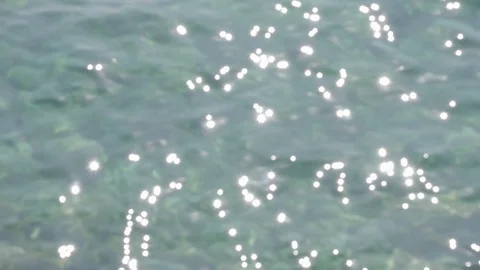 Shimmering light, summer sea Stock Footage