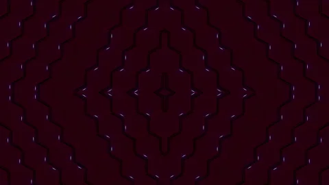 Shimmering lights and fast changing mandala shapes Stock Footage 204947705