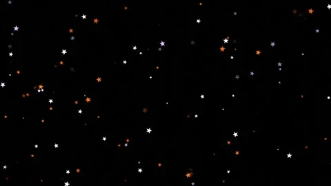 Shimmering Multicolored Tiny Stars on Dark Background 4K Vídeo Stock 337331889