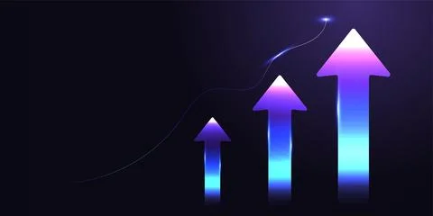 A Shimmering neon effects highlight the increasing momentum of a modern Bus.. Stock-Illustration