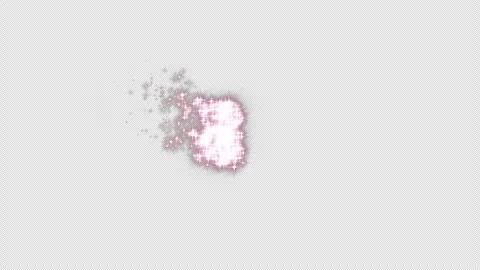 Shimmering particles that flow horizontally for the title sequence (with Alpha) Stock Footage 332923111
