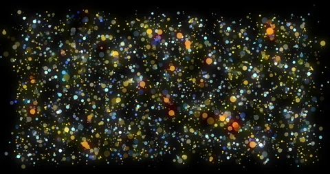 Shimmering particles, rectangular dust moving frame 4K. Stock Footage 311623007