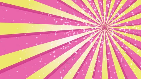 Shimmering Pink and Yellow Rays - Video (25 seconds) Vidéo 332477130