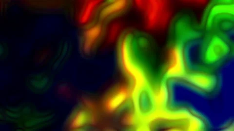 Shimmering play of liquid of different colors Stock Footage 57306801