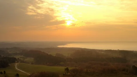 Shimmering sunset Stock Footage 107337370