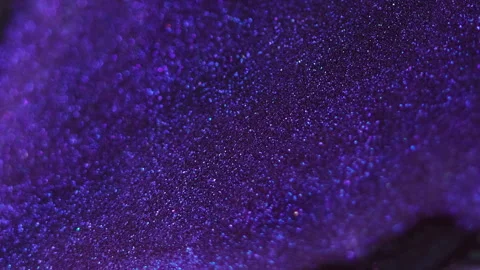Shimmering texture wet glitter flow blue purple Stock-Footage 279408870