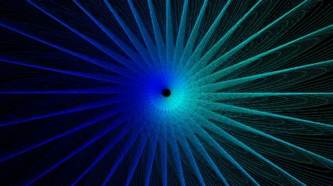 Shimmering Vortex Loop HD 720 Video stock 10570458