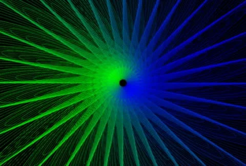 Shimmering Vortex Loop NTSC Stock Footage 10570538