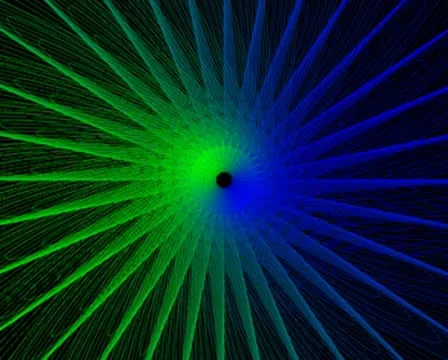 Shimmering Vortex Loop PAL Stock Footage 10570542