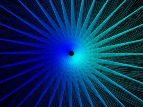 Shimmering Vortex Loop VGA Stock Footage 10570470